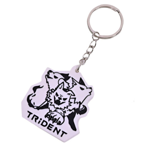 TRiDENT Official Rubber Keychain | Toraberus & TRiDENT Logo | J