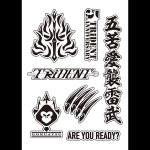 TRiDENT 5th Anniversary FACE STICKER Sheet