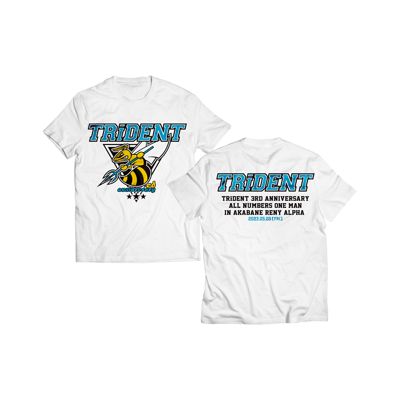 TRiDENT 3rd Anniversary T-shirt (Limited Edition)
