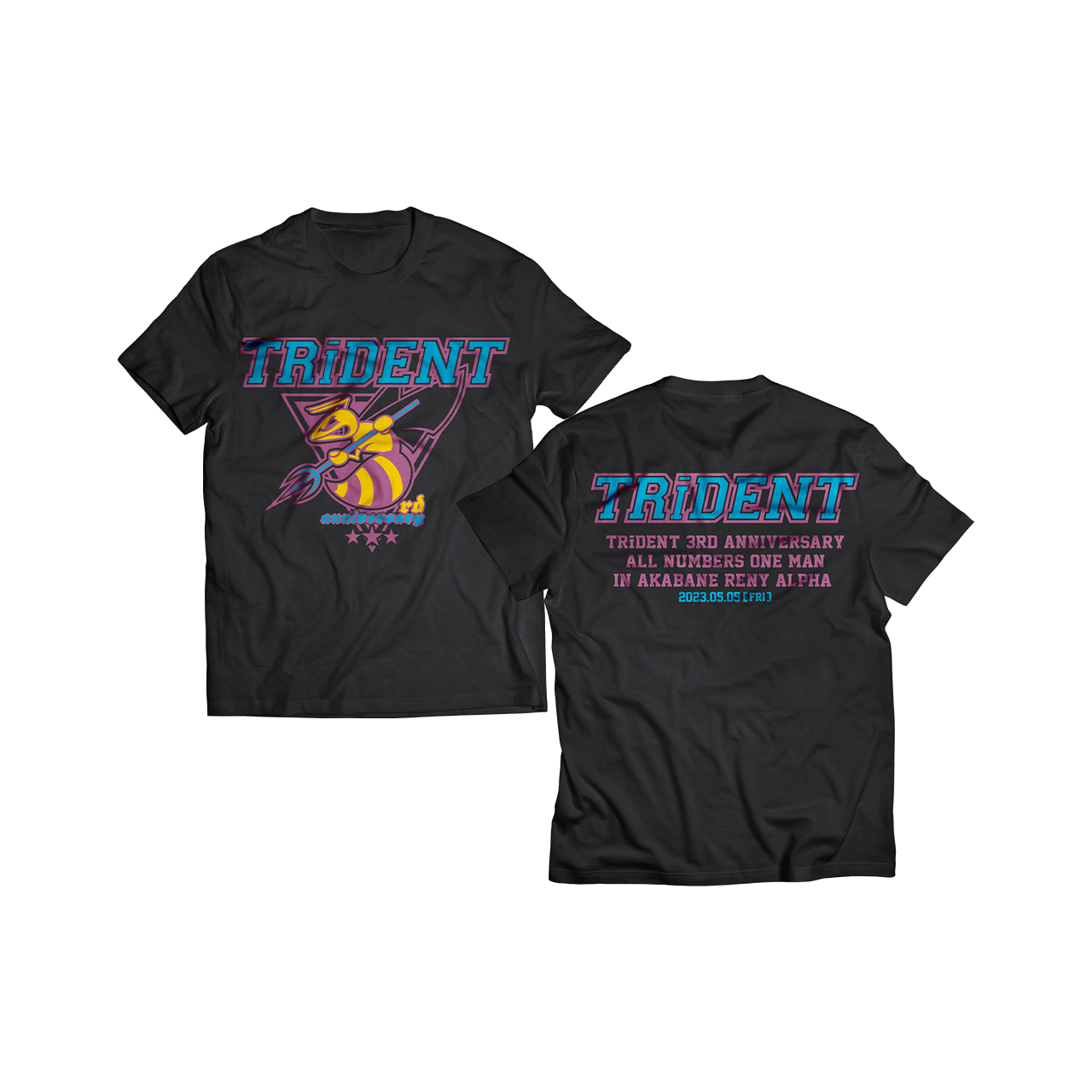 TRiDENT 3rd Anniversary T-shirt (Limited Edtion)