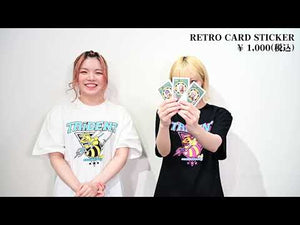 RETRO CARD STICKERS (Set of 3)