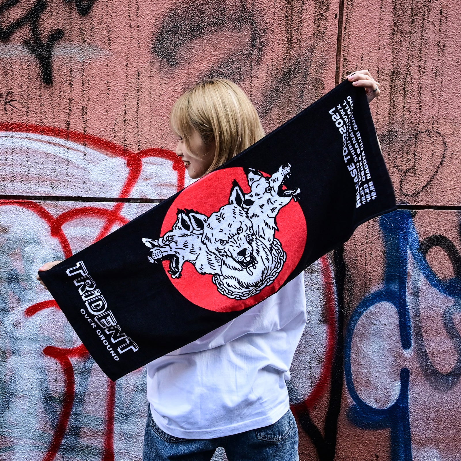 TRiDENT Over Ground Release Tour Face Towel